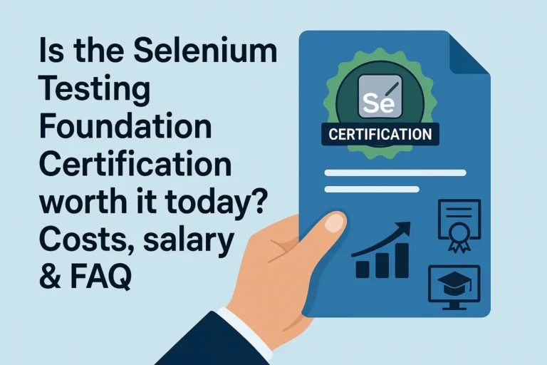 a4q selenium tester foundation certification