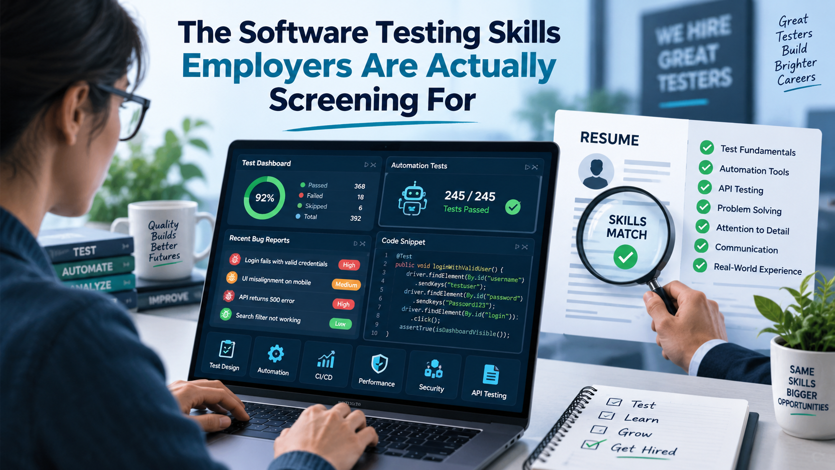 software testing skills